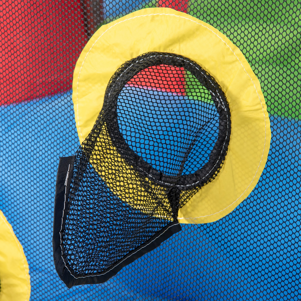 Thumbnail: Inflatable Water Bouncy Castle with Slide, Pool & Water Gun