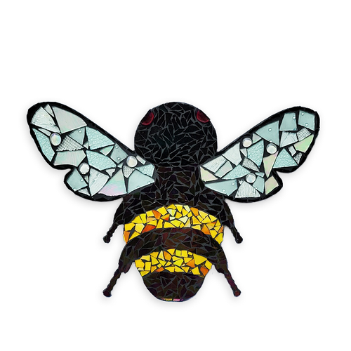 DIY Bee Kit Mosaic Stained Glass Glassyalley