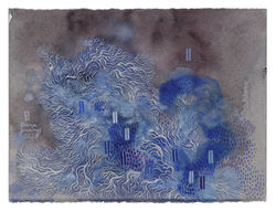 Little blue hills and clouds I 2024