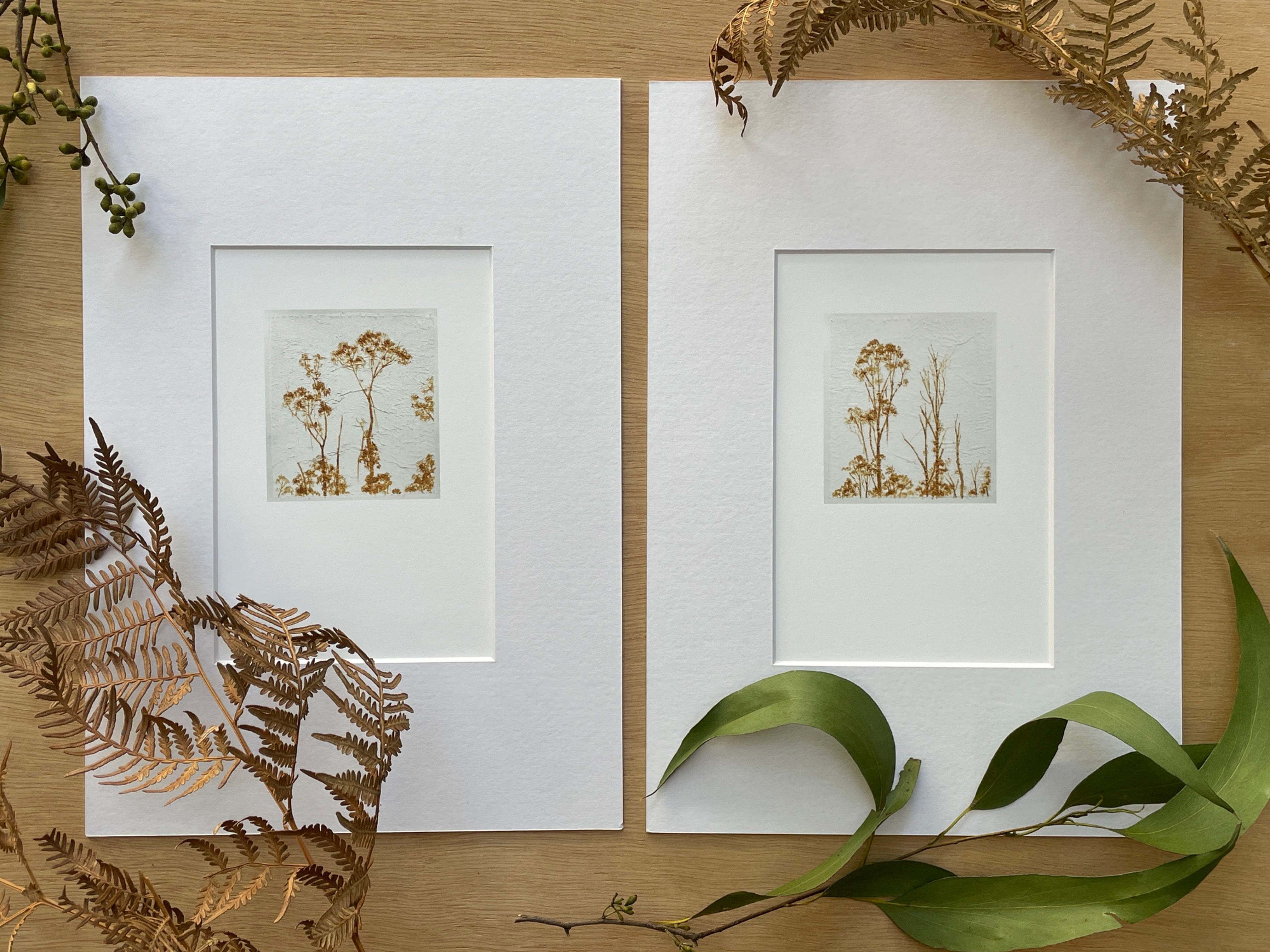 Mini archival prints with matt board