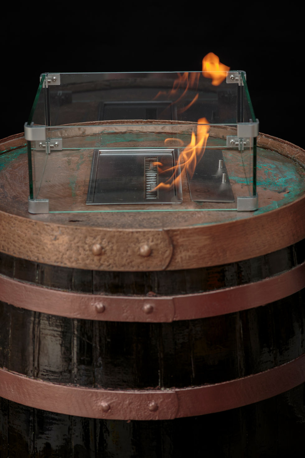 Barrel Fire Table