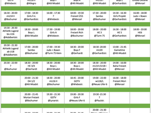 Neuer Trainingsplan, neues Konzept für die Jugend