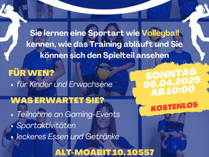 Volleyball-Messe am 6. April