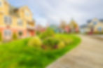 A perfect neighbourhood. Houses in subur