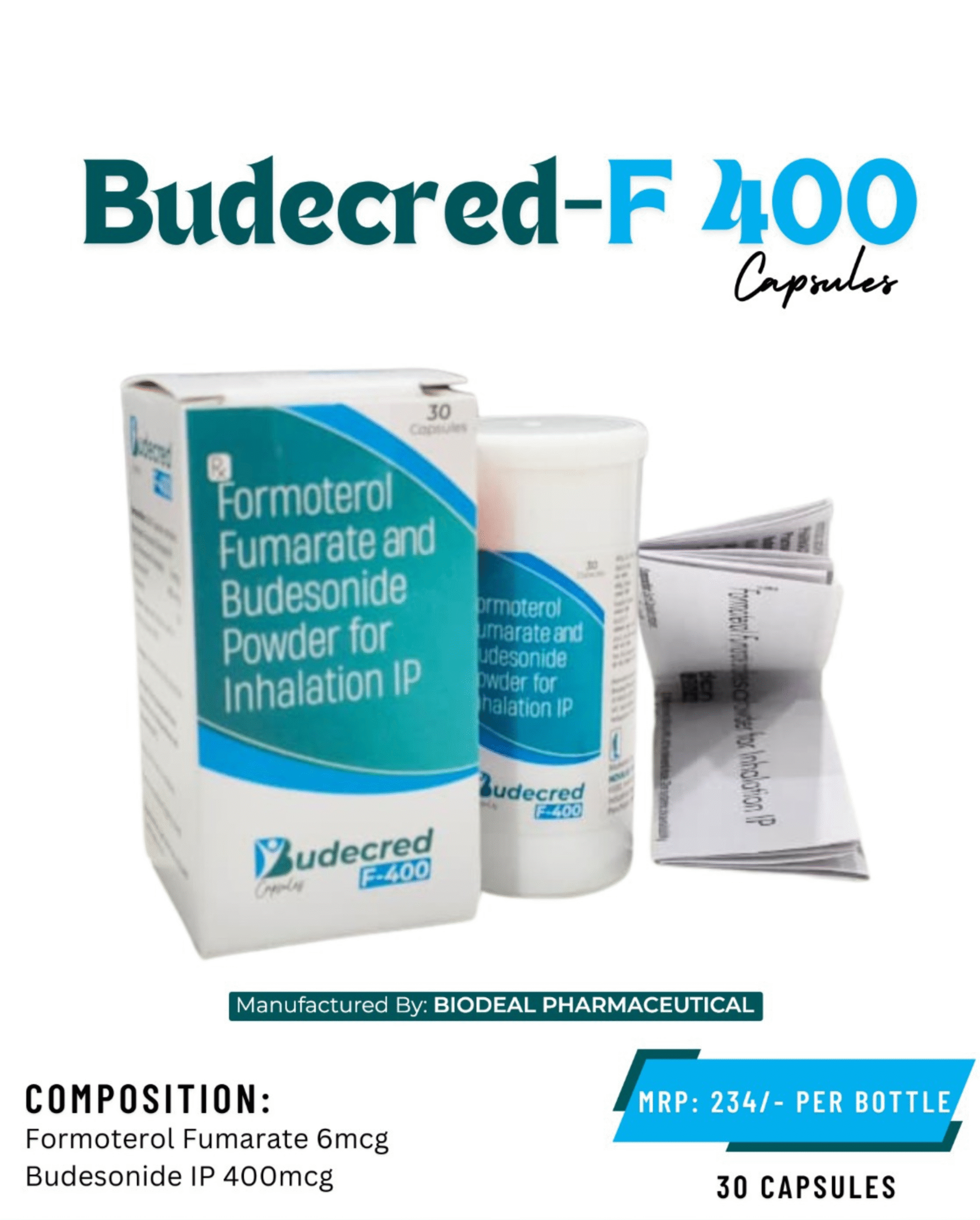 BUDECRED-F 400 CAPSULES