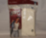 Vintage White BVD tank top. The tank tops are a 3-Pack in White, shown in NOS original package. Front View