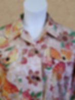 Pre-Owned Alfred Dunner Butterfly Floral Blazer (Size: 10) - Neck View