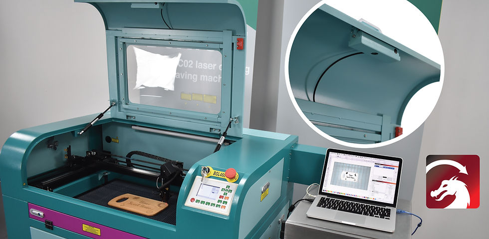 Lightburn & integrated camera included as standard