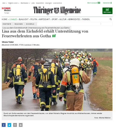 Galerie unserer Aktivitäten der Firefightermuscle