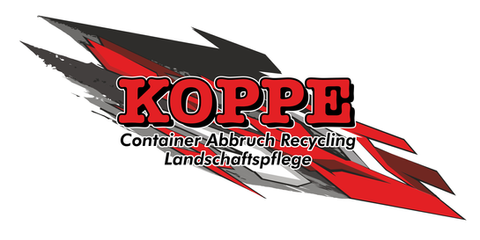 Logo Koppe Recycling, Container, Abbruch, Recycling, Landschaftpflege