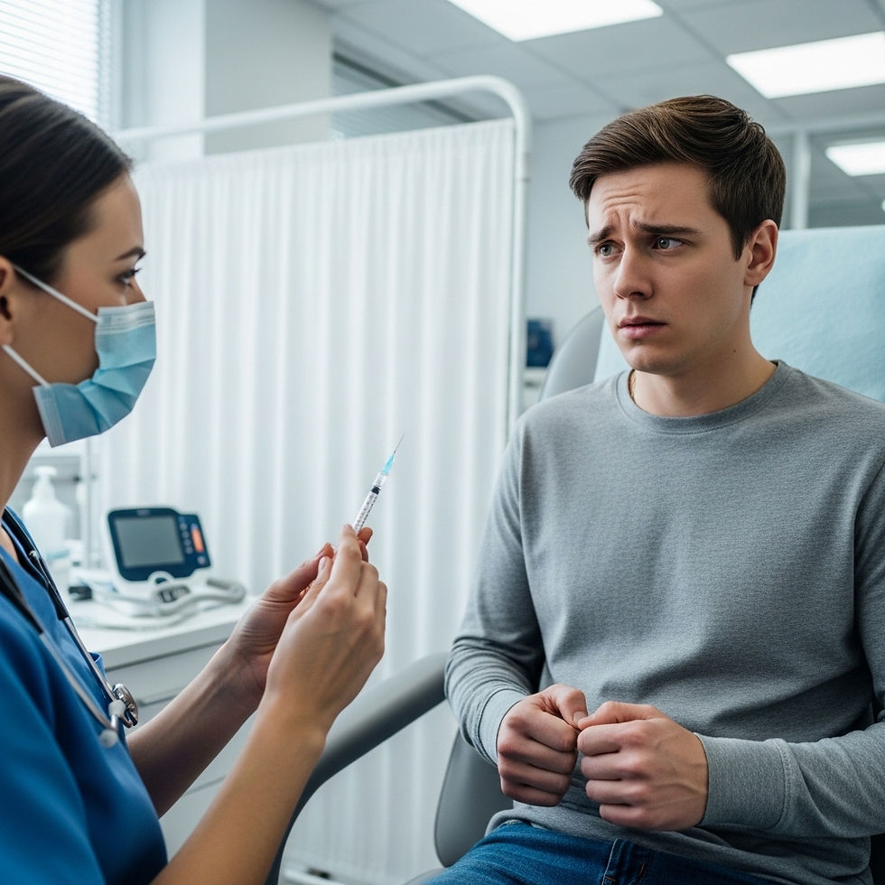 paura degli aghi nei prelievi