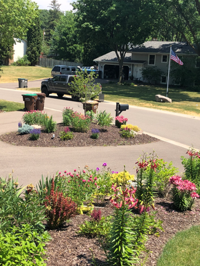 Garden design project in Waconia, MN