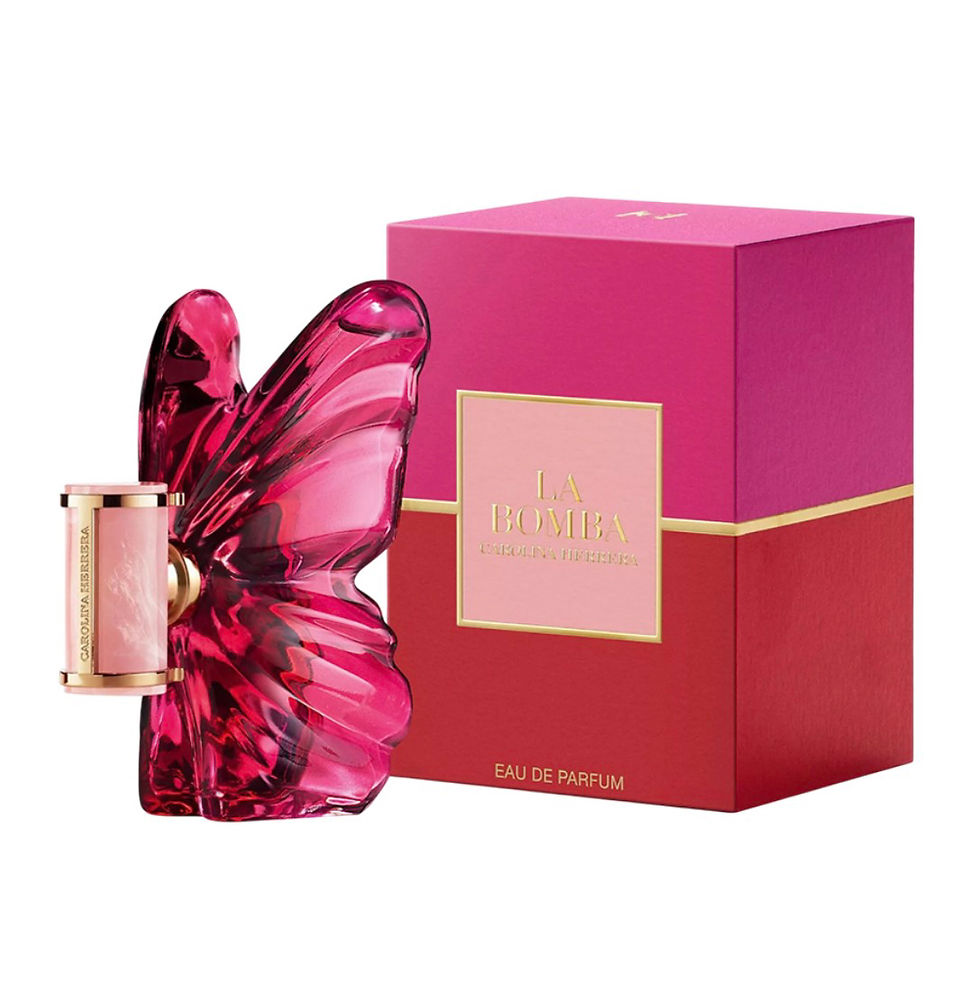 Perfume Carolina Herrera La Bomba EDP 80ml e caixa rosa