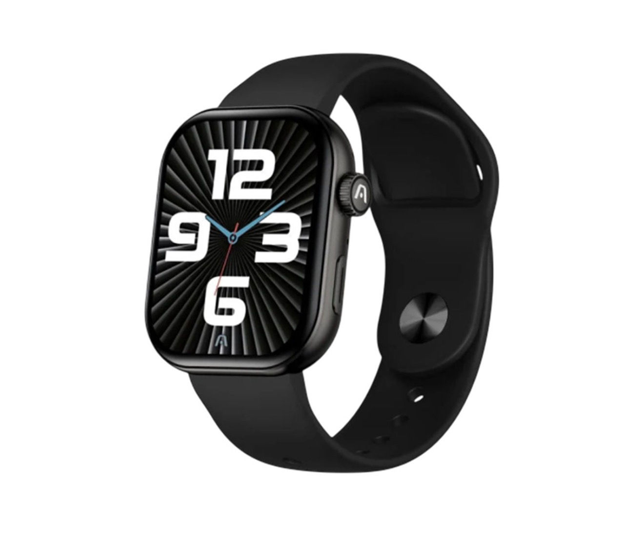 Smartwatch Argom S40 Smart Negro com pulseira de silicone preta