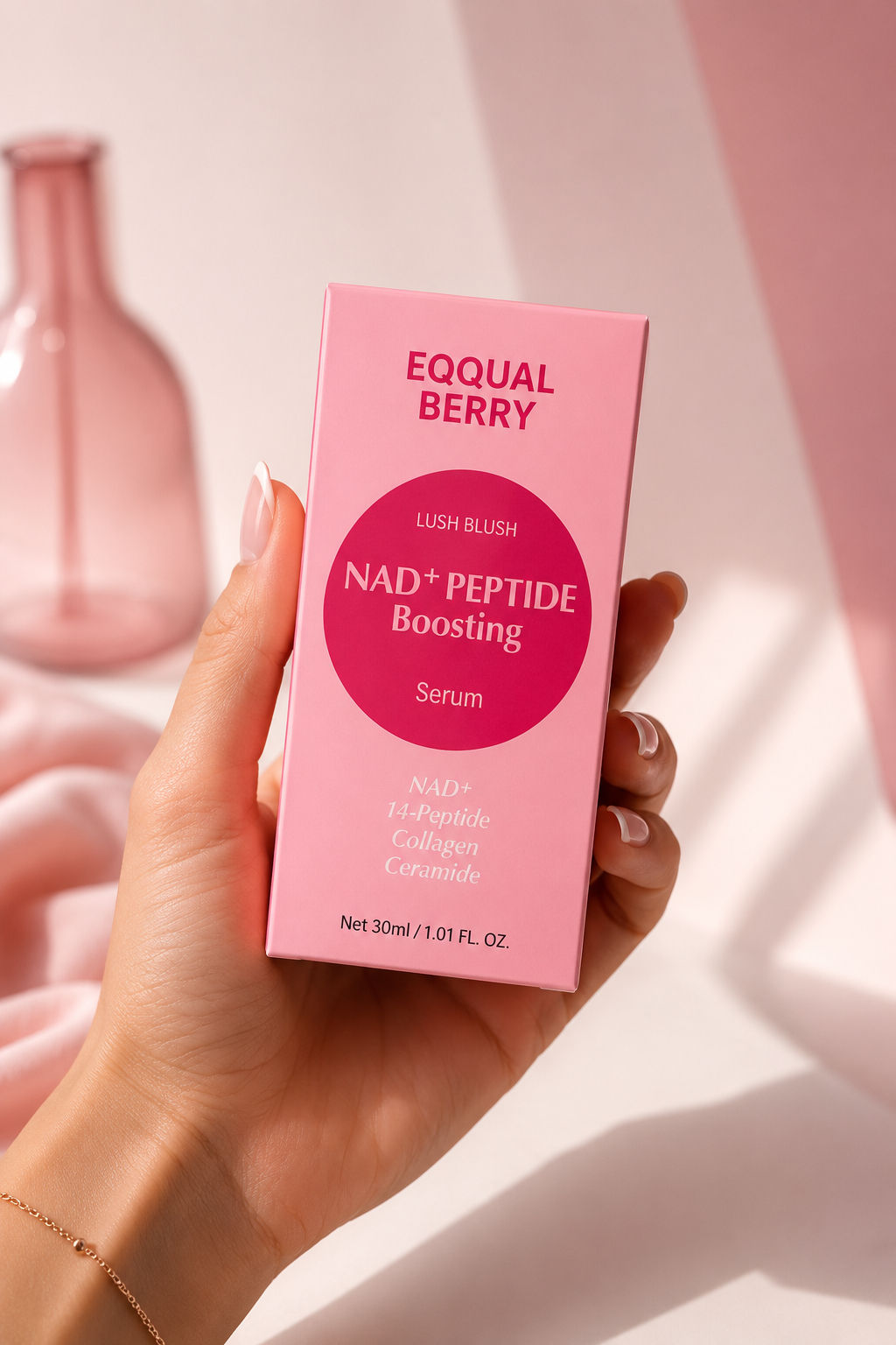 Equalberry Lush Blush NAD⁺ Sérum.