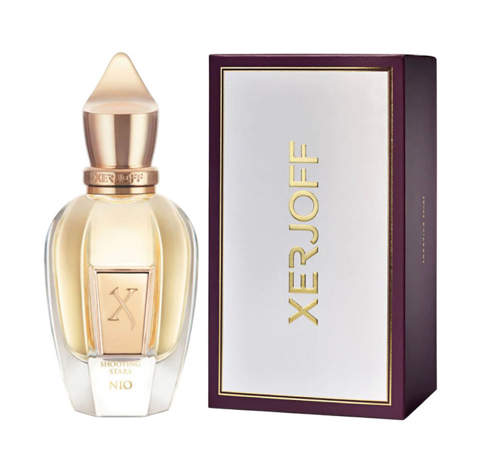 Frasco e embalagem do perfume Xerjoff Nio Parfum 50ml