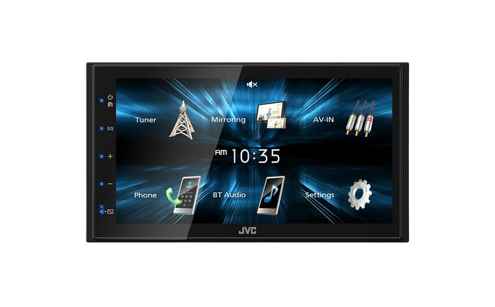 Central Multimídia JVC KW-M150BT com tela de 6.8 polegadas
