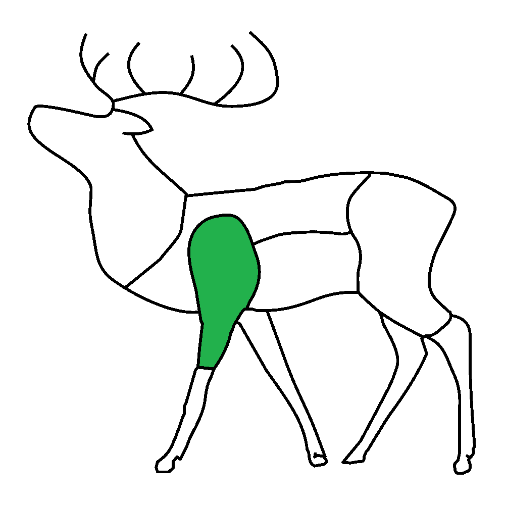 Jelení plec bez kosti