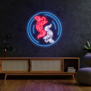 ネオンサインオーダーメイド コード式持ち運び可能 壁掛け