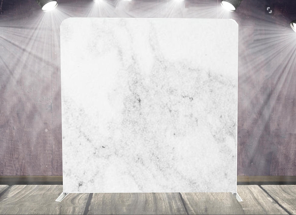 White Marble Pillow Backdrop