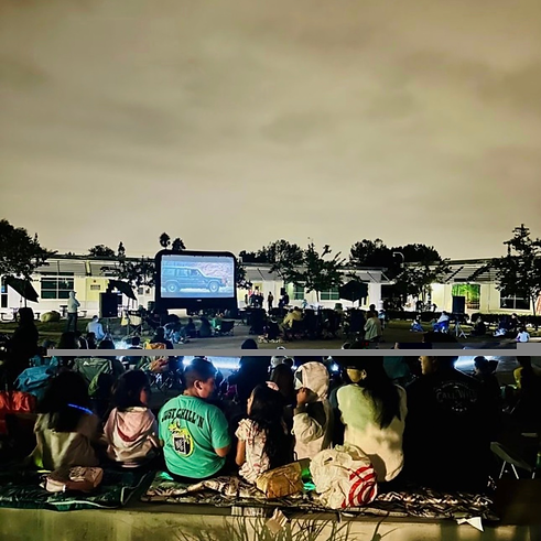 Outdoor Movie School Event