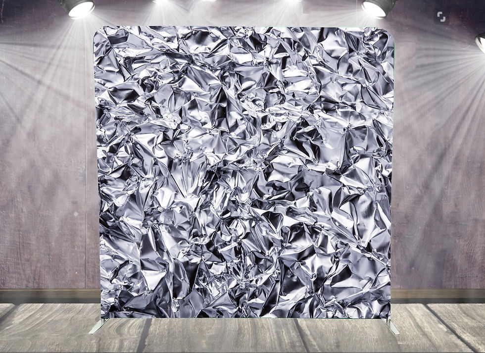 Crinkle Metalic Pillow Backdrop