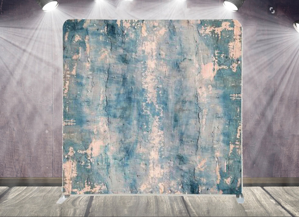 Blue Paint Pillow Backdrop