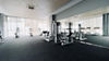 gym background and shows that you can join us via our app