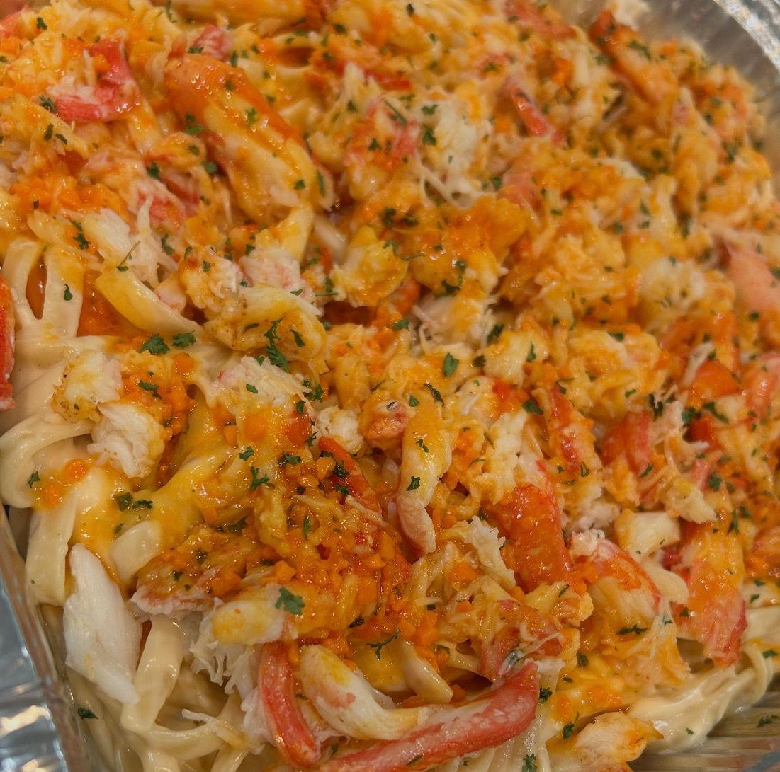 Loaded Crack Snow Crab Pasta