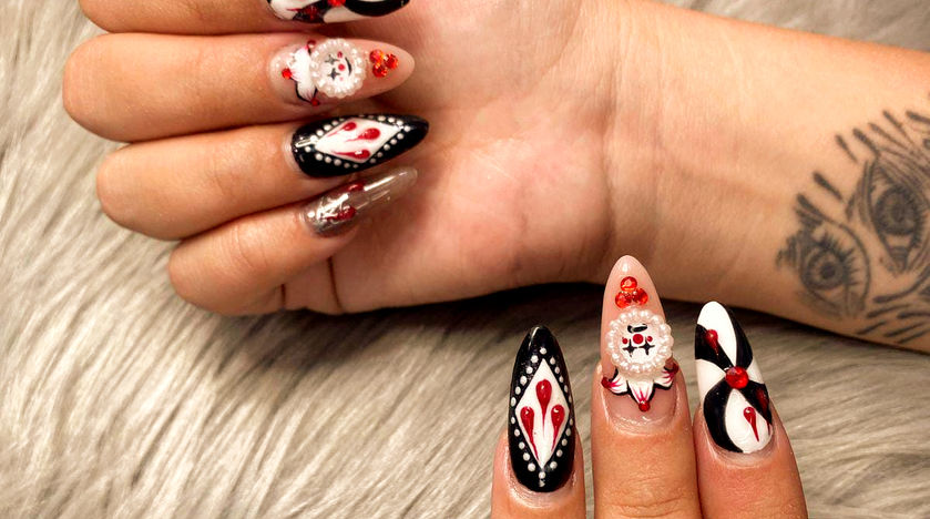 Diseño de uñas mano alzada