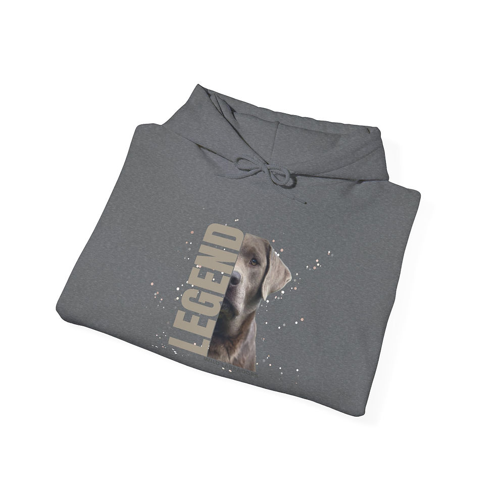 Thumbnail: Wild Labrador Legend Hoodie - Unisex Heavy Blend™ Sweatshirt for Dog Lovers