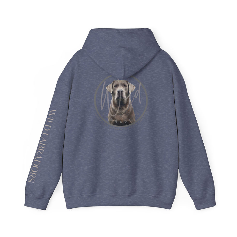 Thumbnail: Wild Labrador Legend Hoodie - Unisex Heavy Blend™ Sweatshirt for Dog Lovers