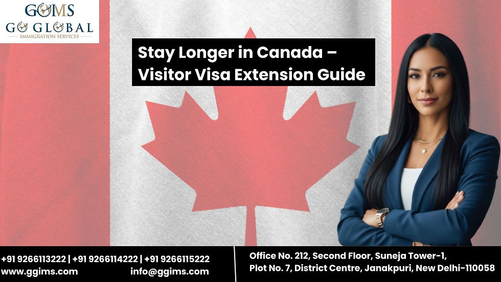Canada Visitor Visa extension – Visitor Record explained