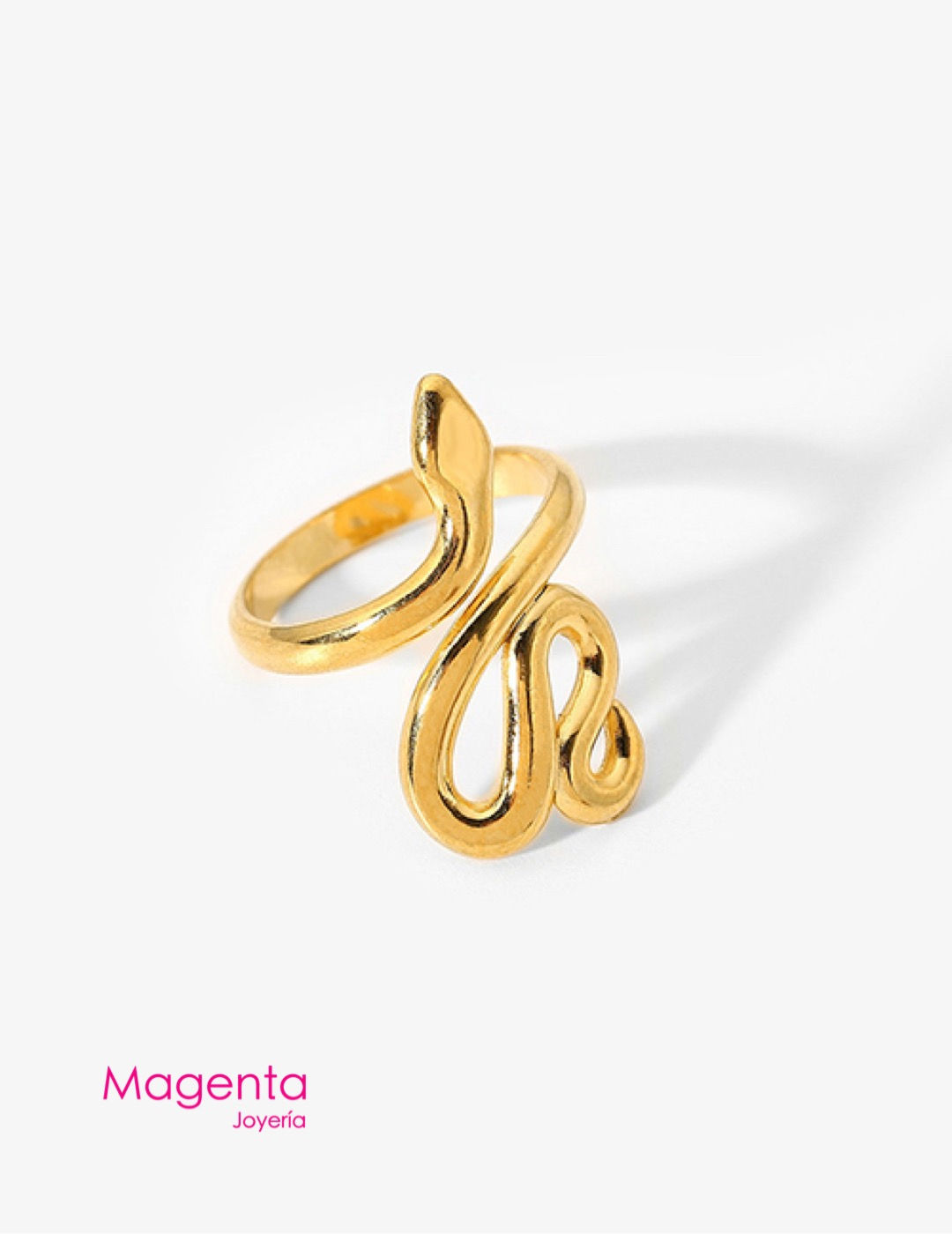 Anillo serpiente liso 