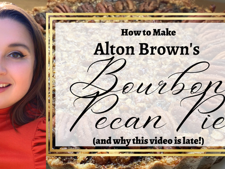 How to Make Alton Brown's Bourbon Pecan Pie for Thanksgiving!