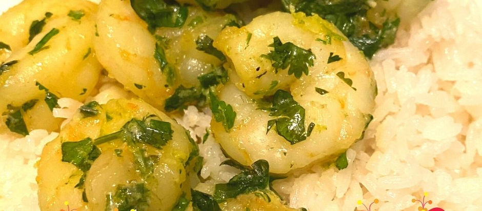 How to Make Cilantro Lime Shrimp and Coconut Rice!