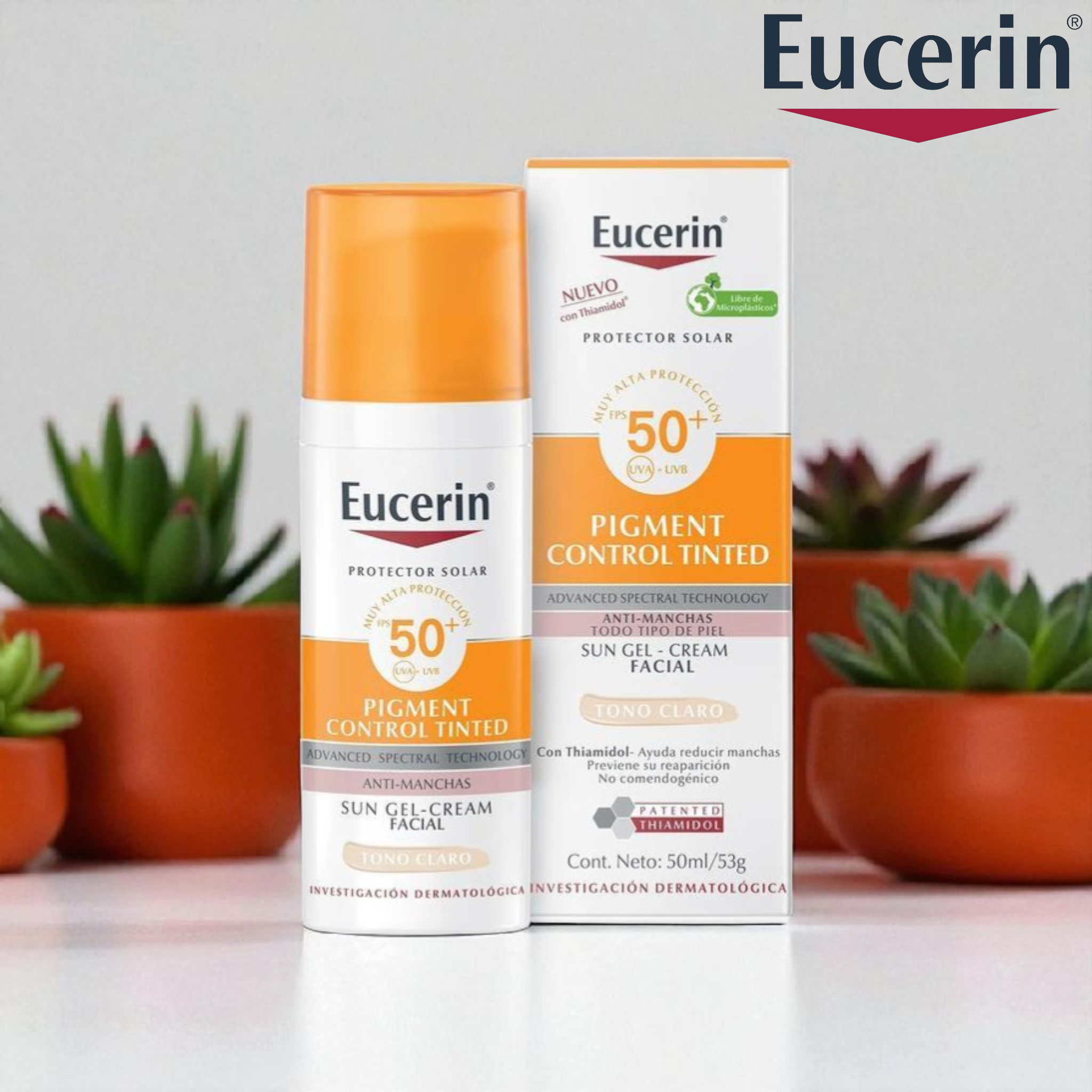 Eucerin protector antimanchas tono claro 50ml