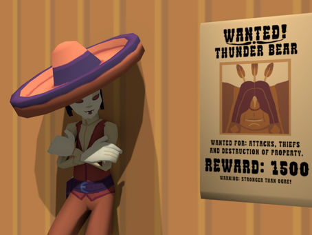 Señorita El Chupacabra short: Thunder bear