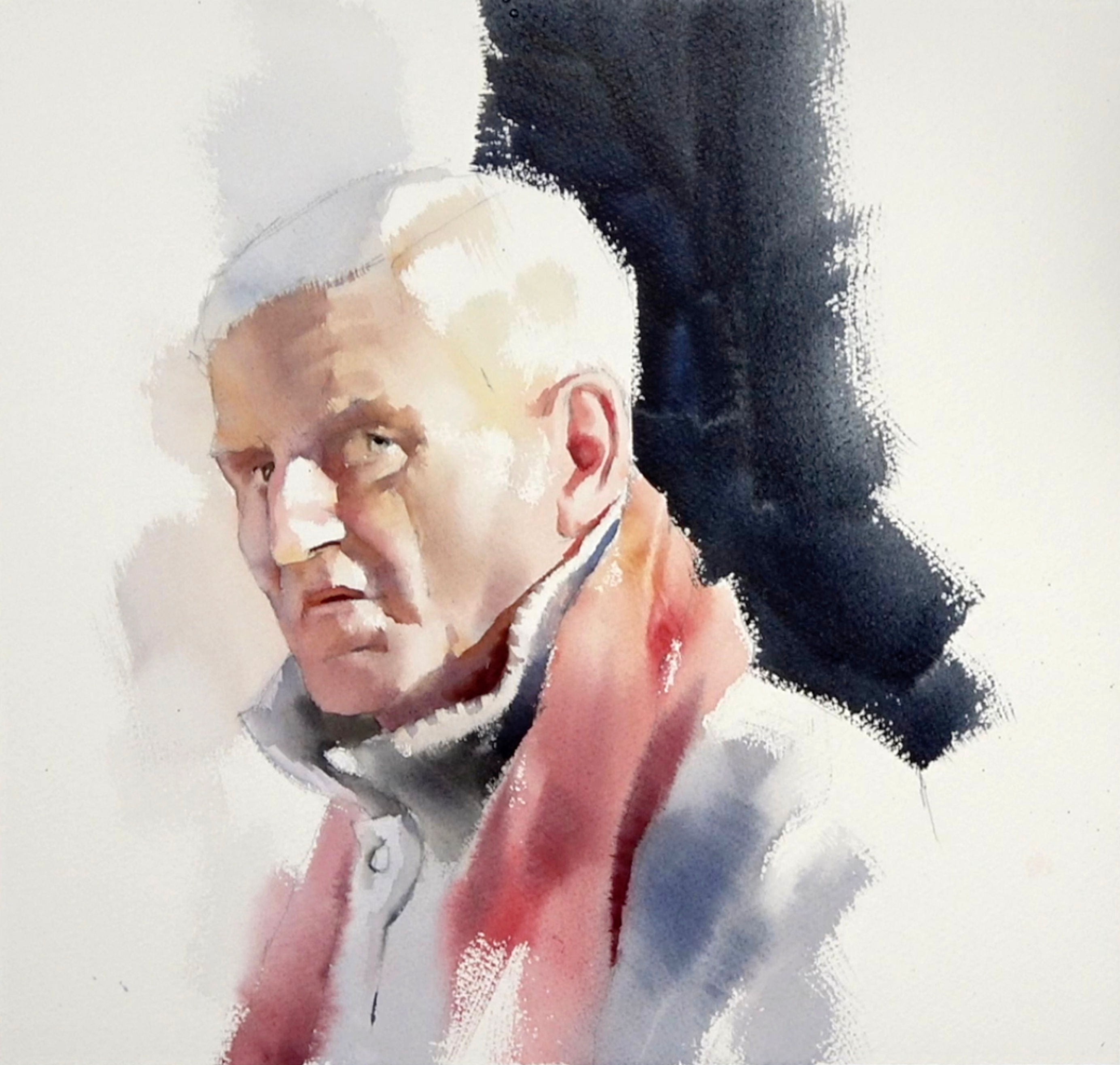 Jazzy Watercolor Course 2: Using a Background in a Portrait