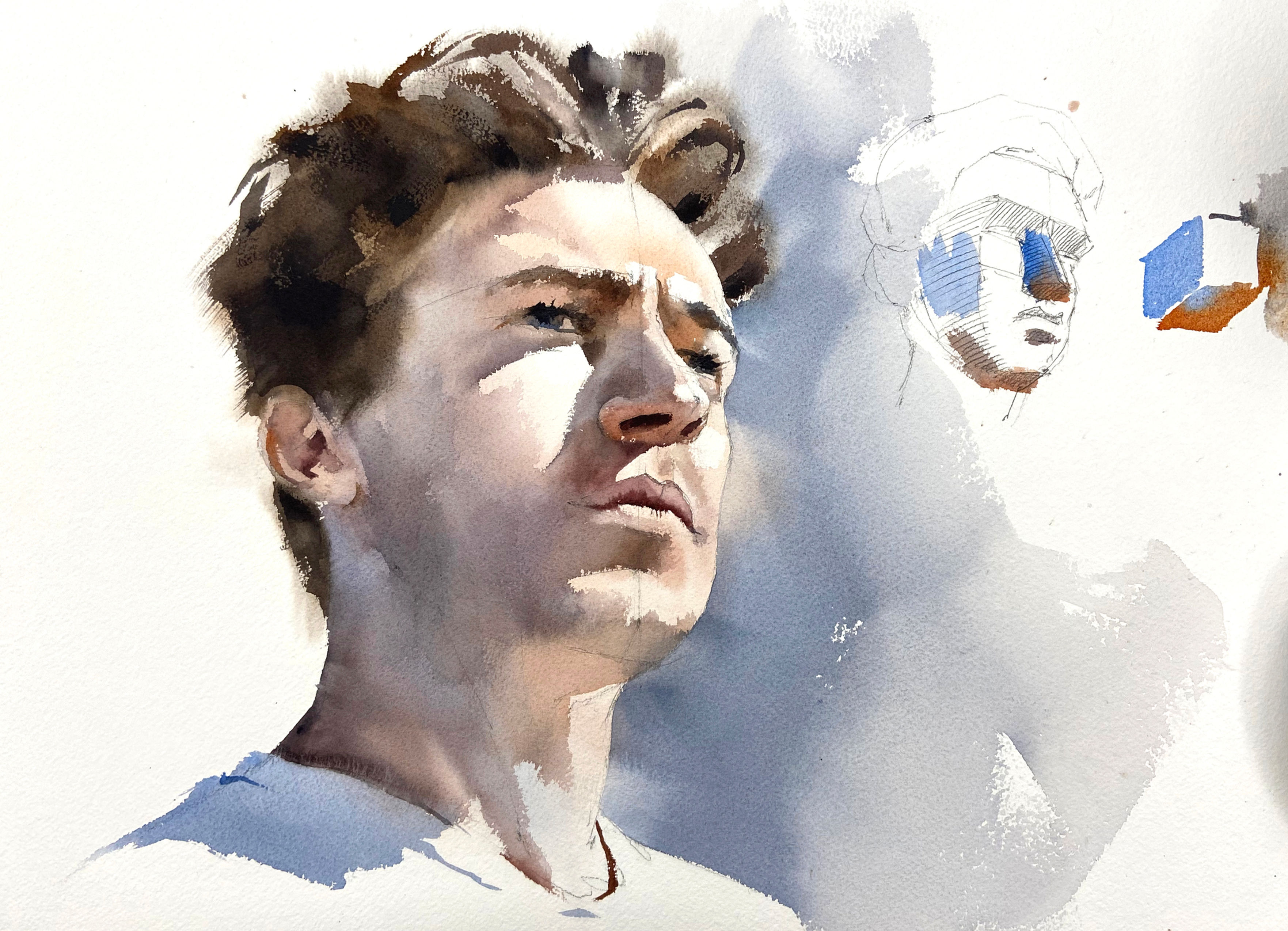 Human Sketching Course, Pt.3: Step by Step Portrait