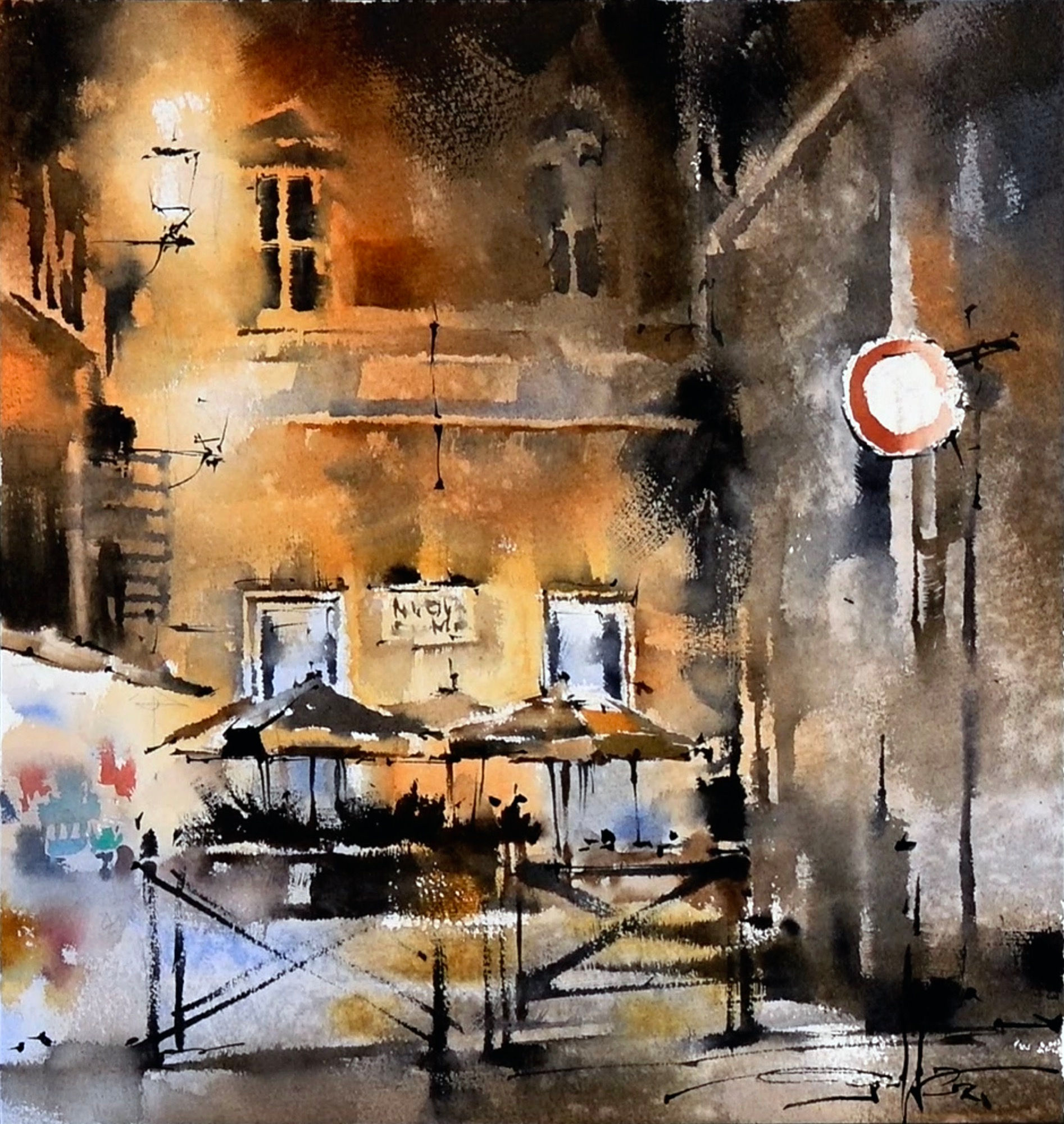 Step-by-Step Course: Nocturne, Rome, Italy