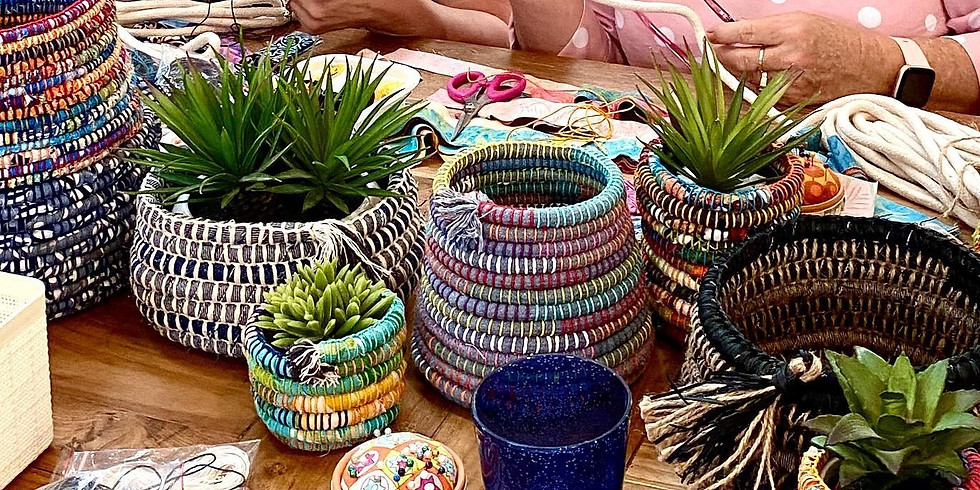 Textile Coil Rope Basket