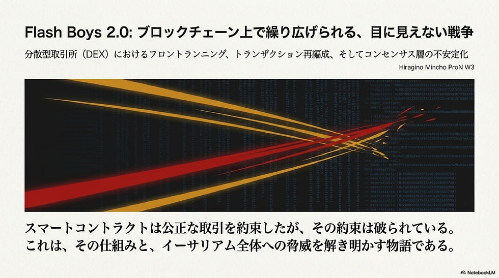 Flash Boys 2.0: notebooklm