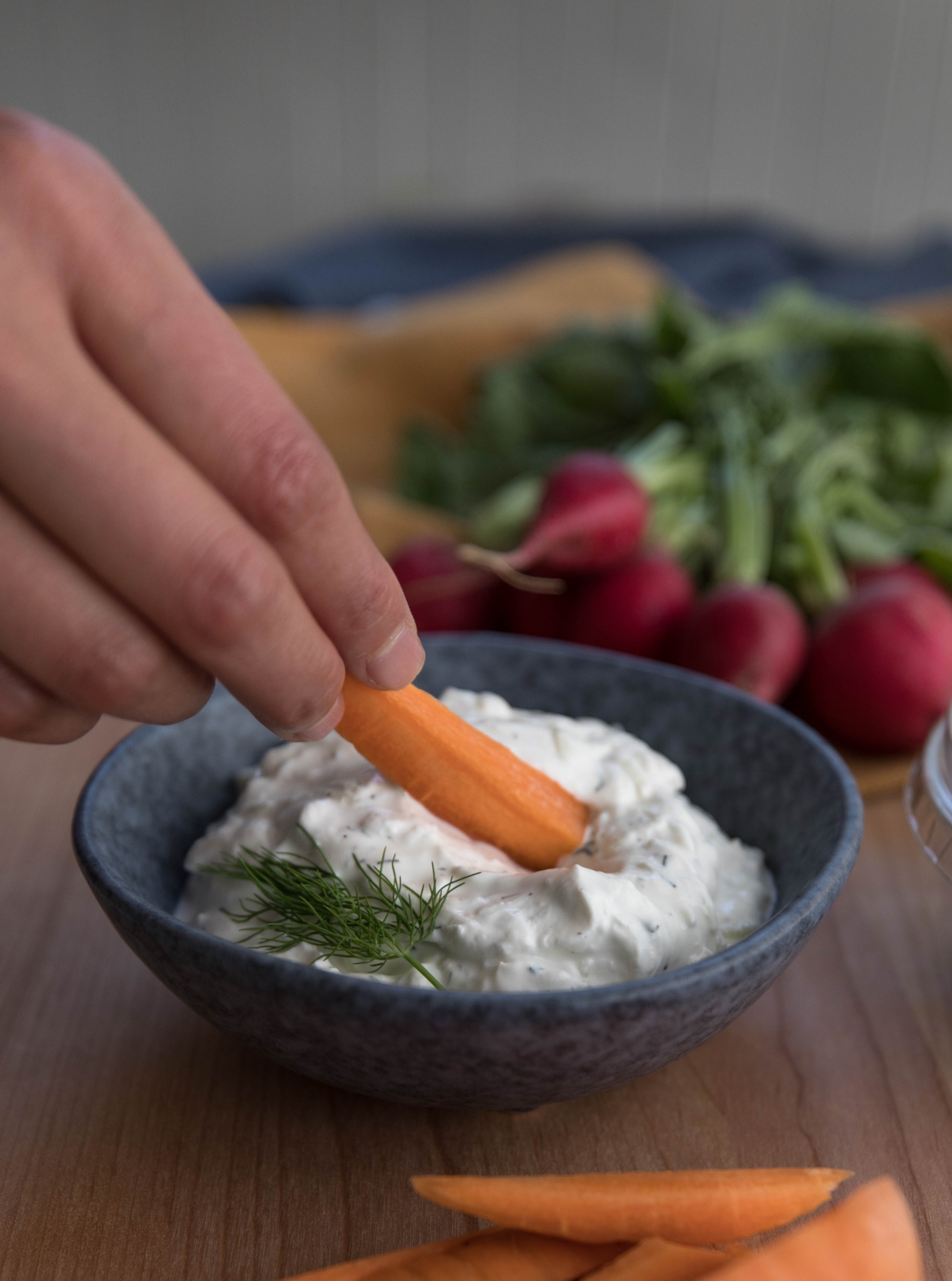 tzatziki & carrots