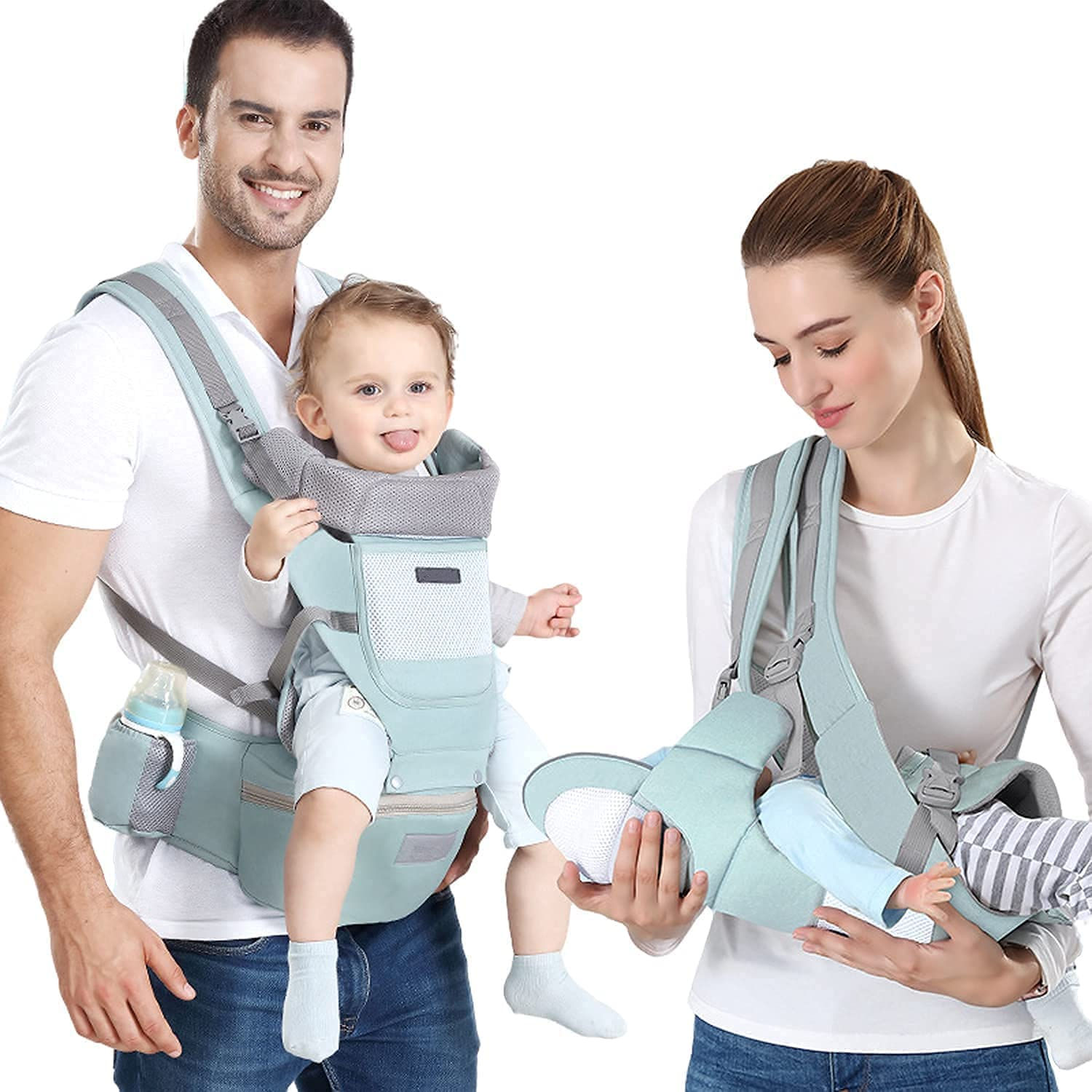 6-in-1 Baby Carrier with Waist Stool by XVersion