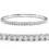 Thumbnail: 4.00 CT Lab-Grown Diamond Flexible Bangle | 14 KT White Gold