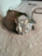 Thumbnail: Victorian Bedlamp / Canopy headboard reading lamp / Vintage Shades