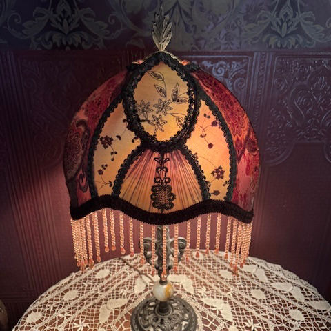 Thumbnail: Victorian Lampshade for Table Lamp 