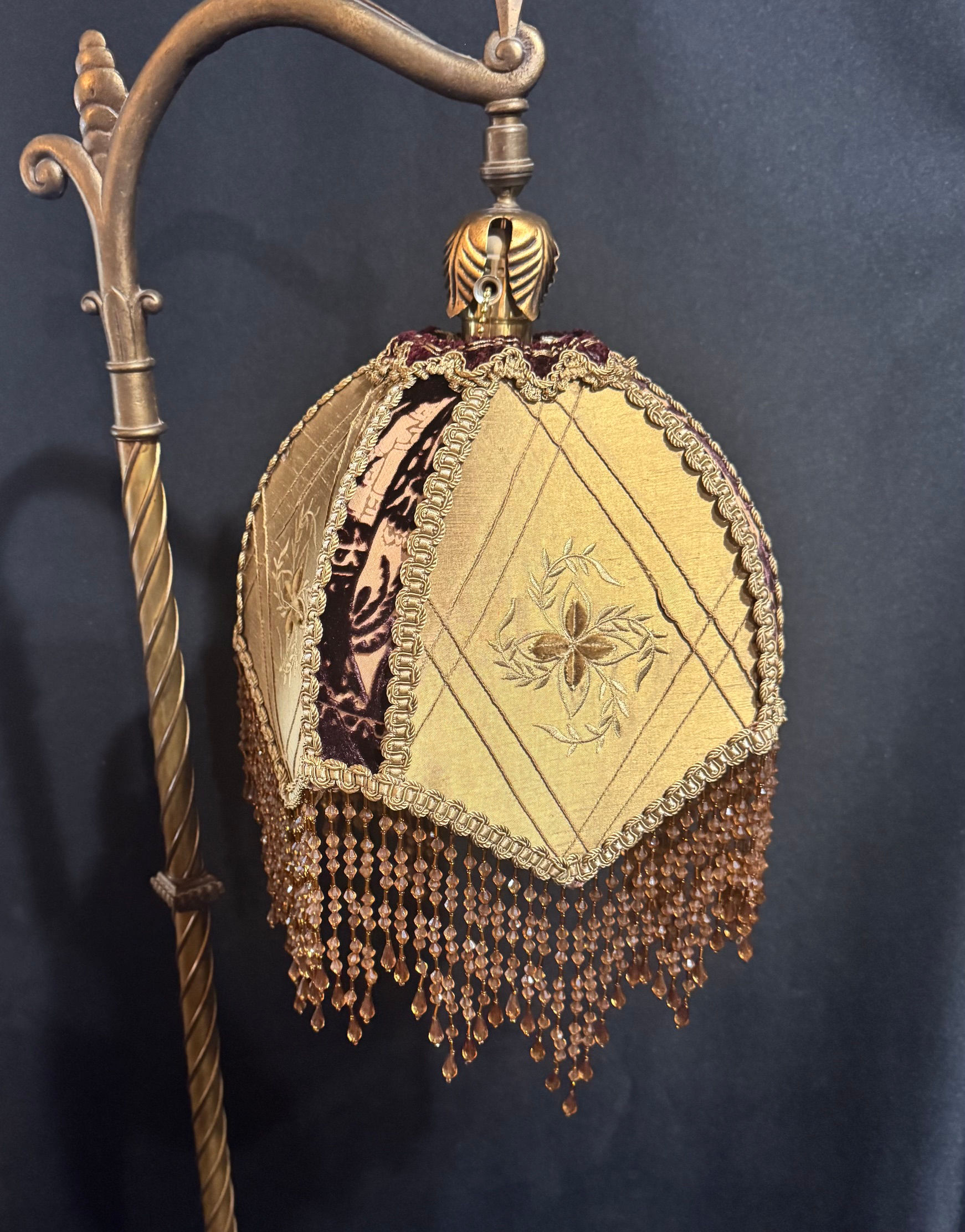 Victorian Bridge lampshade by Vintage Shades