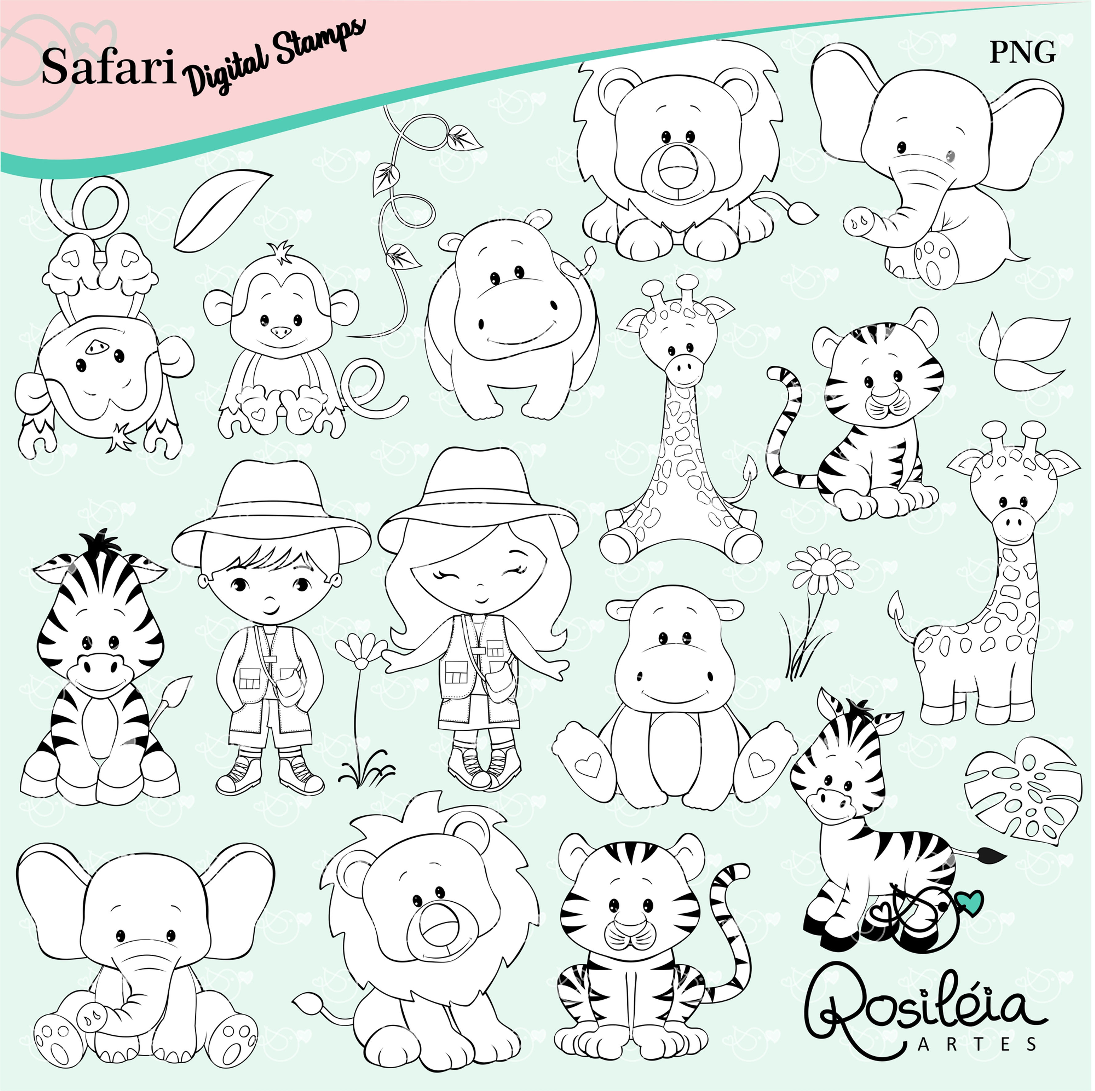 Digital Stamp Safari